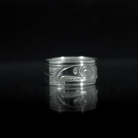Silver Eagle Ring by Justin Rivard